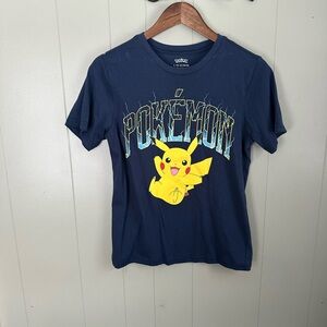 Pokemon Kids Navy Blue Pikachu T-Shirt
